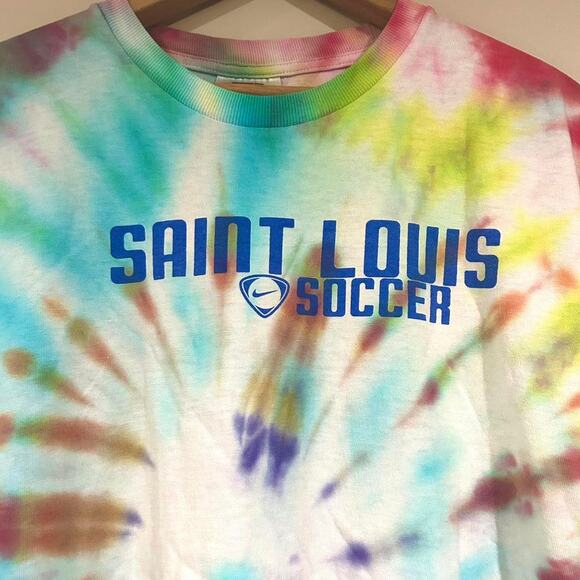 Vintage Nike St. Louis University Soccer Tie Dye Shirt - Picture 3 of 4
